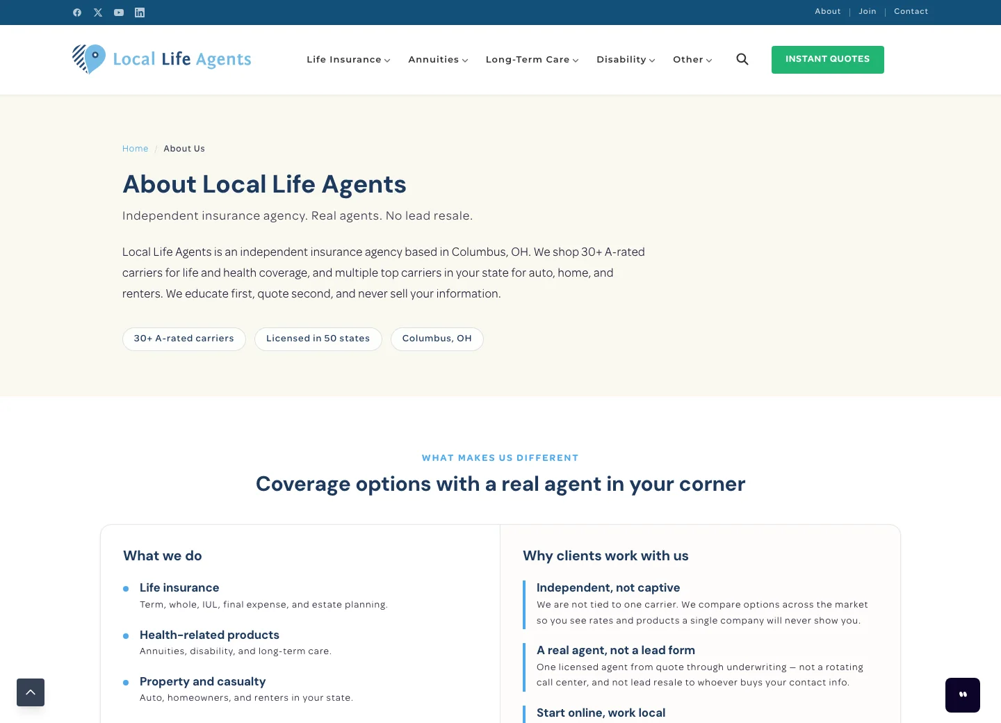 Local Life Agents — ჩვენ შესახებ