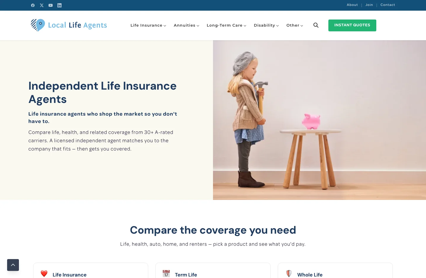 Local Life Agents — მთავარი გვერდი