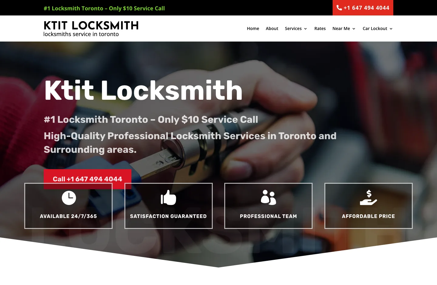 Ktit Locksmith — მთავარი გვერდი