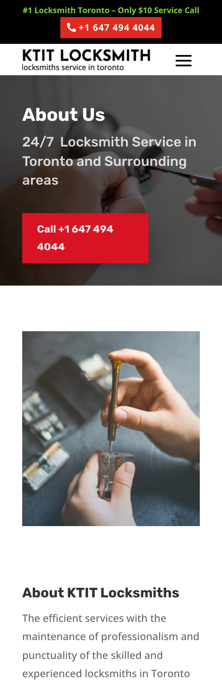 Ktit Locksmith — მობილური ვერსია