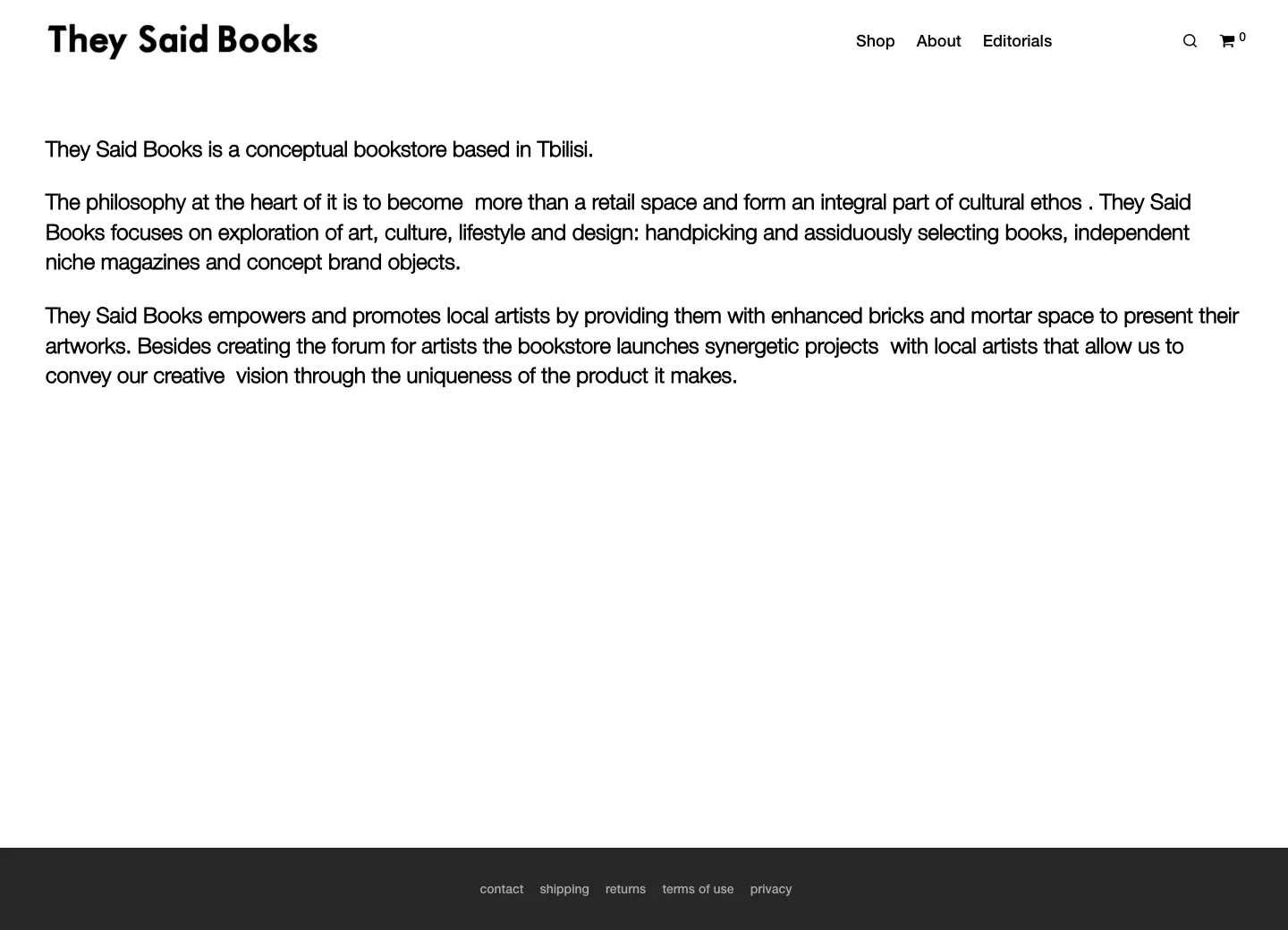 They Said Books — ჩვენ შესახებ
