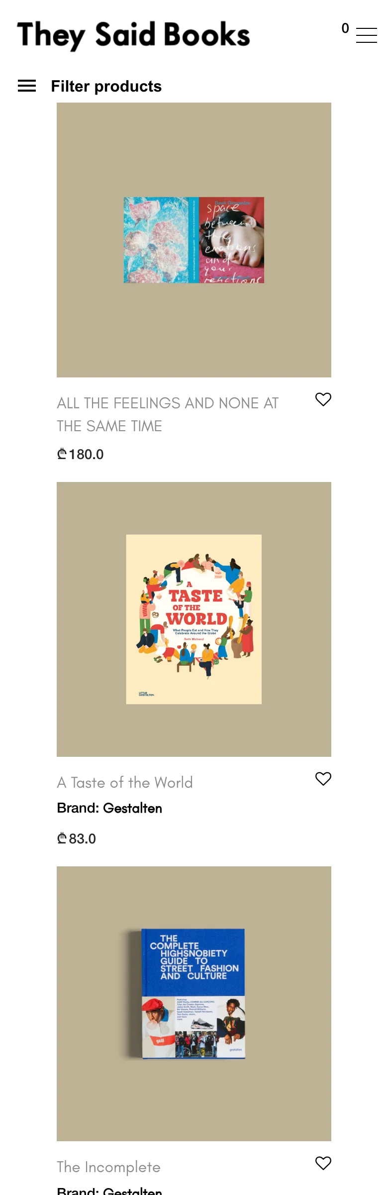 They Said Books — მობილური ვერსია