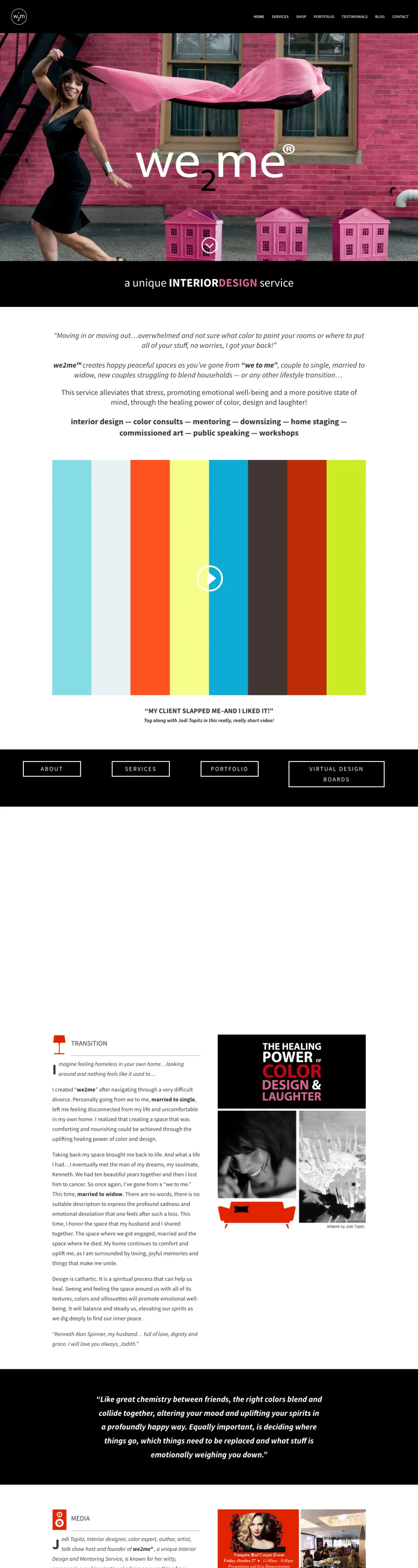 we2me website screenshot
